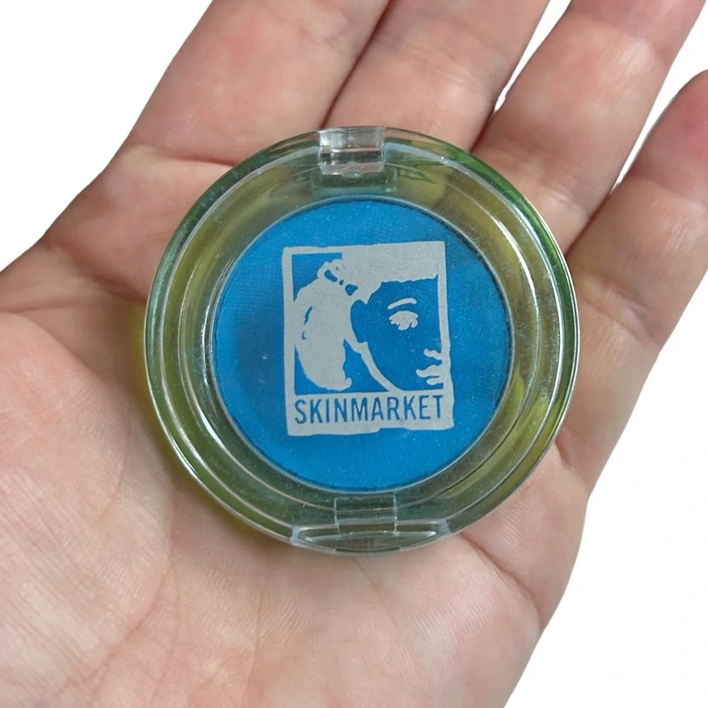 SALE Vintage Y2K SKINMARKET Retro Diva Shades Eyeshadow Bright Blue Rare Discont